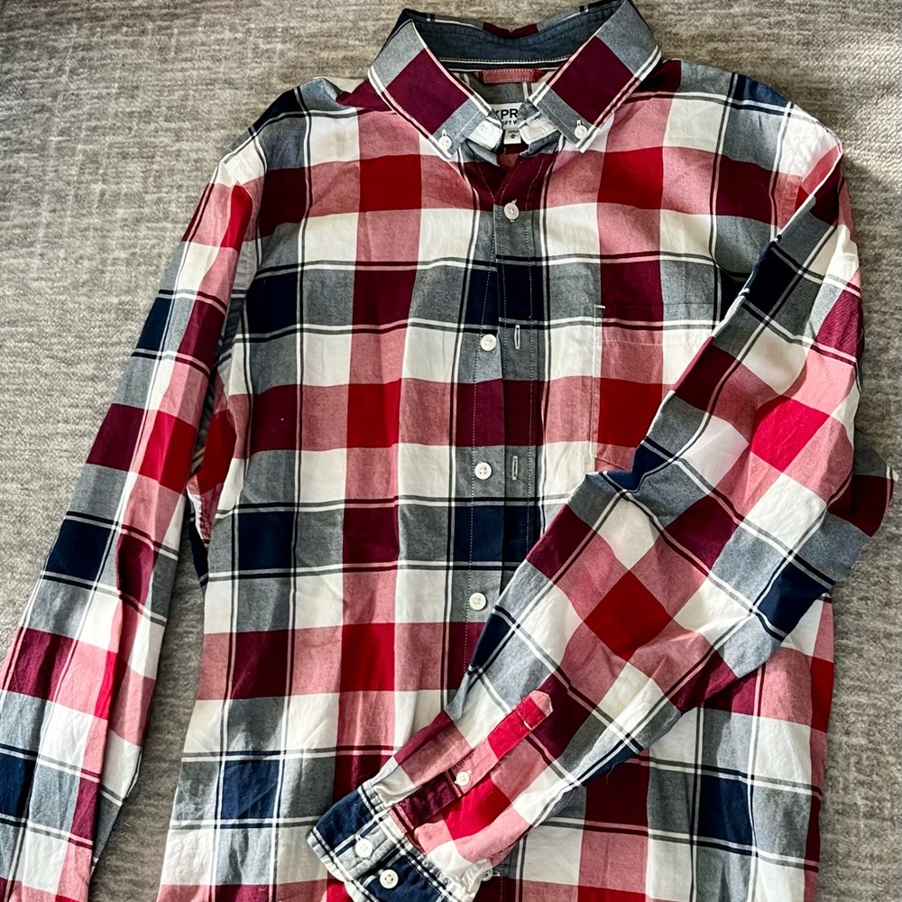 Men’s Express Flannel Collared Shirt